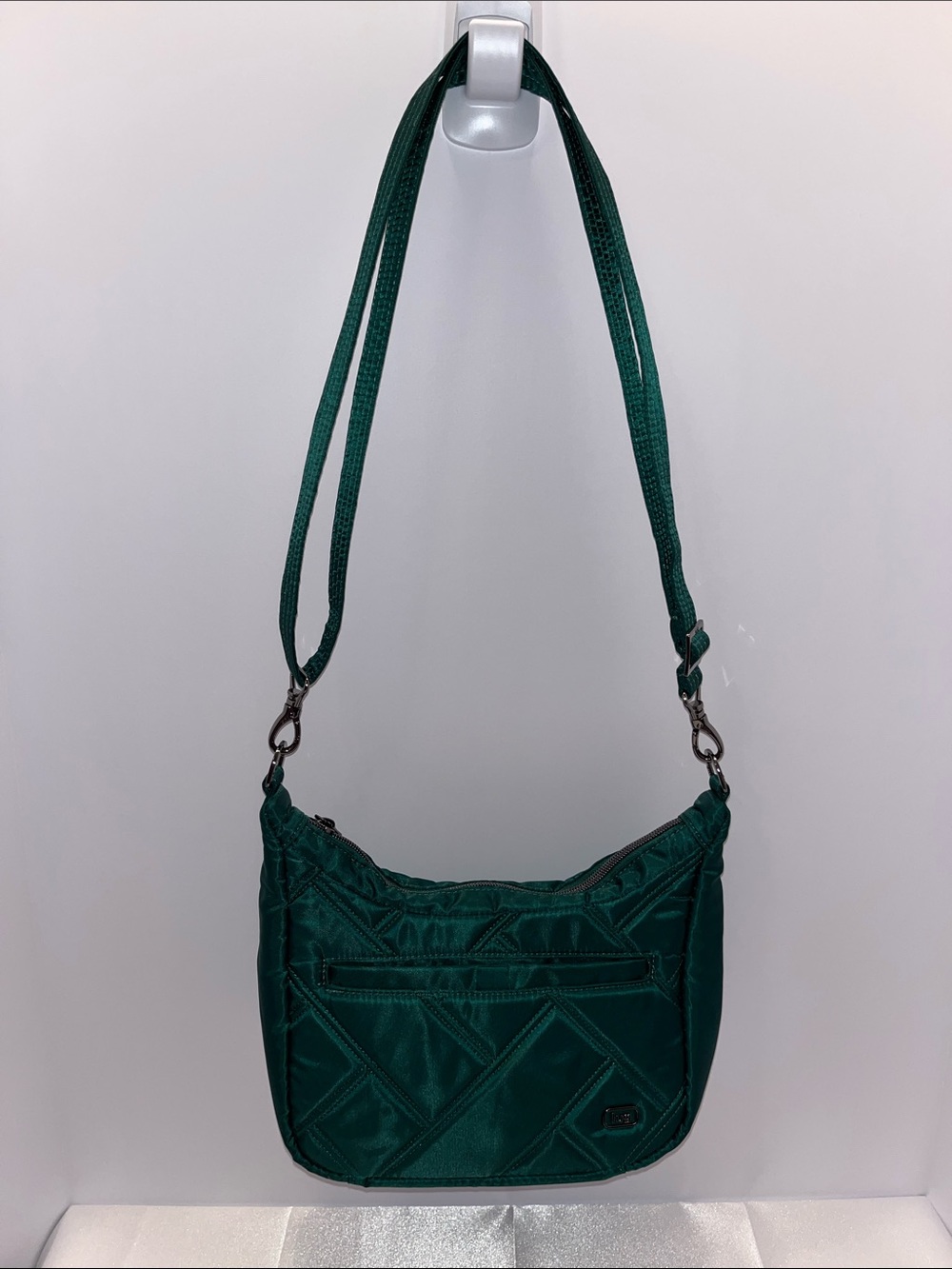 LUG - Scamper Convertible Crossbody with Shoulder Strap (Wickedly Green) EUC